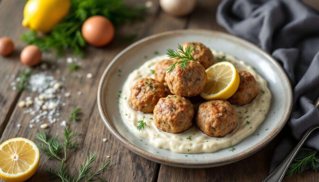 Klopsiki z indyka w sosie koperkowym: lekkie, delikatne i rozpływają się w ustach jak u mamy