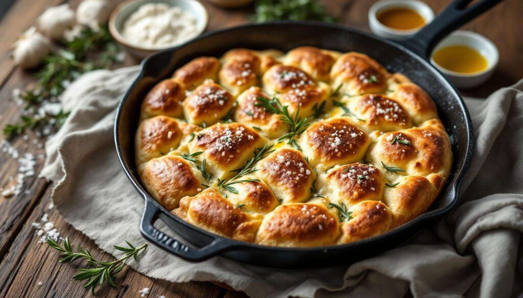 Focaccia na patelni bez wyrastania: chrupiąca jak z piekarni i gotowa w 10 minut