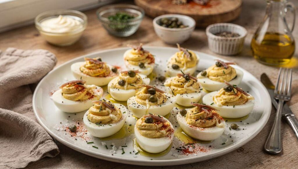 Jajka faszerowane robię z jednym dodatkiem, który zmienia wszystko. Goście biorą po trzy sztuki