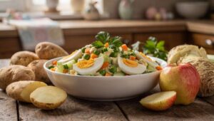 Sałatka jarzynowa na Wielkanoc: robię ją dzień wcześniej i smakuje lepiej niż świeża