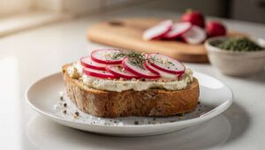 Serek wiejski mieszam z rzodkiewką i koperkiem. Najlepsza wiosenna pasta na chleb w 3 minuty