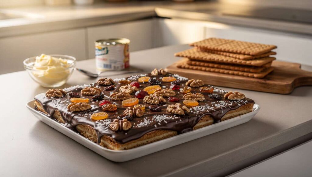 Mazurek bez pieczenia gotowy w 15 minut. Koleżanki pytają, z której cukierni go mam